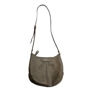 Coach | Small Taupe Grey Leather Crossbody Purse